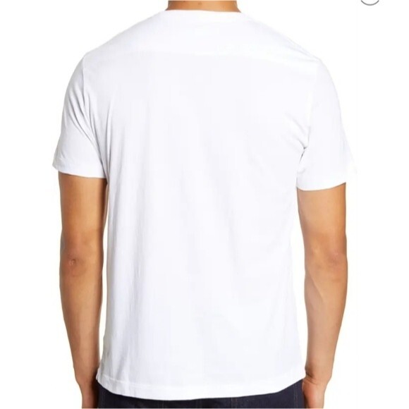 French Connection 100% Cotton Embroidered Skier Short Sleeve T-Shirt - Picture 3 of 10